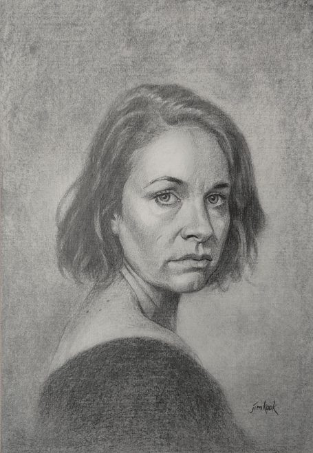 Woman with Scar by Jim Kook