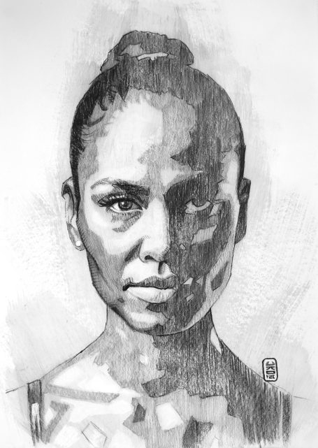young woman 2 by jim kook