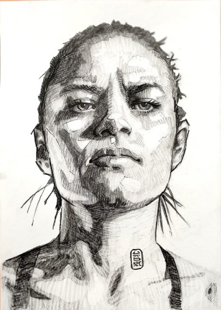 defiant woman by jim kook