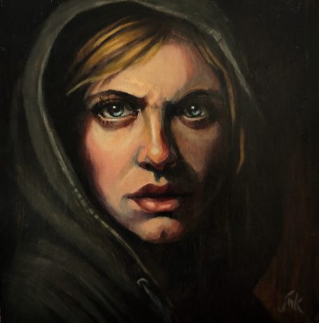 Girl with Blue Eyes by Jim Kook